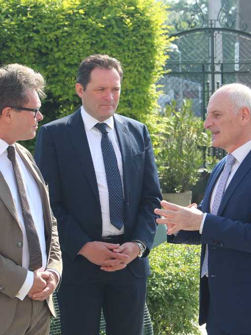 BM Totschnig und BM Polaschek im Gespräch mit Dir. Eder
