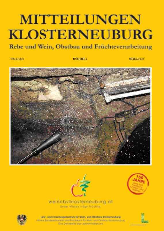 Mitteilungen Klosterneuburg 2011-2 Umschlag