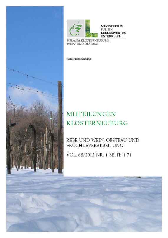 Heft 1 2015 Umschlag