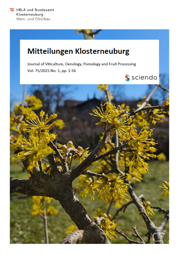 Mitteilungen Klosterneuburg - 1/2025 Titelbild: Gelbe Blüten auf einem Ast