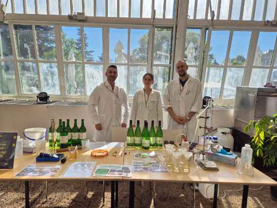 Sezer Sari, Laura-Marie Reither und Phillip Eder