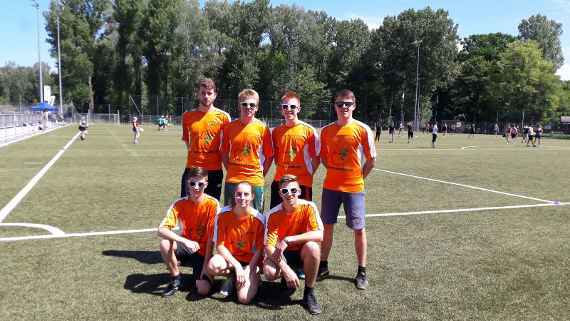 Mannschaft Frisbee-Cup