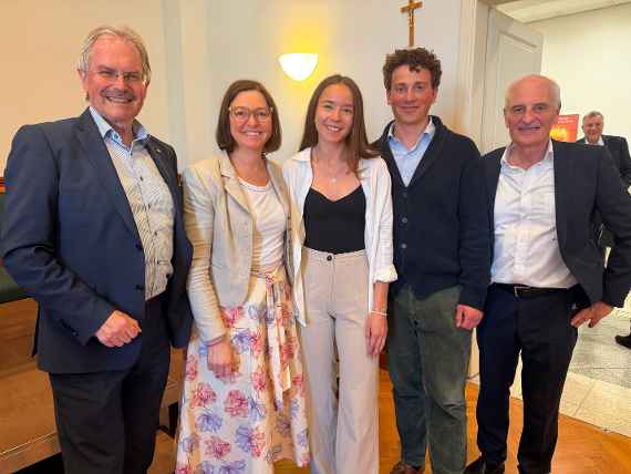 Wilfing, Schmidl, Renner, Brandhofer, Eder (v.l.n.r.)