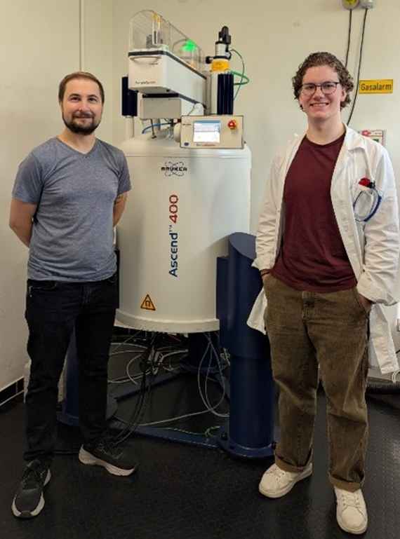 Elias Führing Job Shadowing bei Tentamus Chelab in Hemmingen