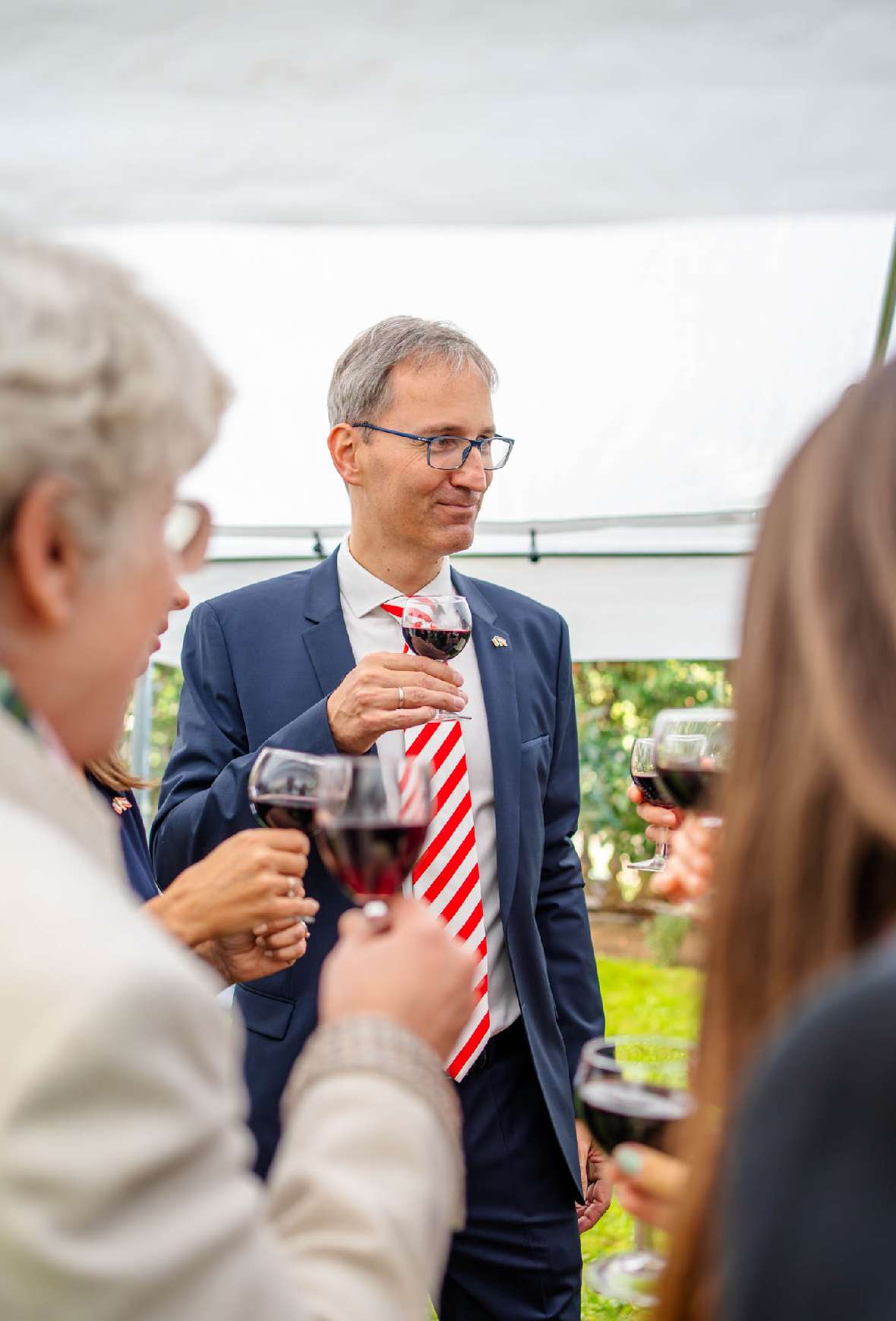Empfang in der Botschaft