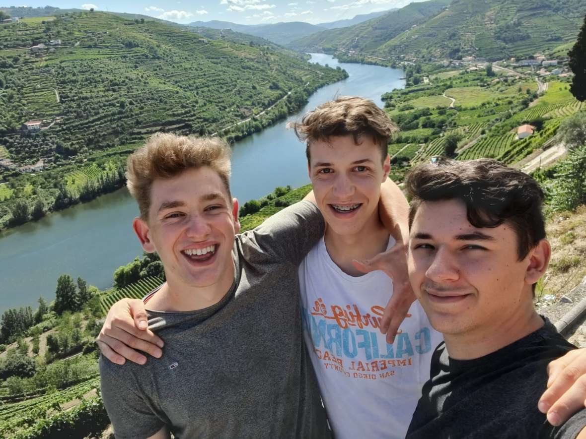 Douro-Tal mit Schüler-Gruppe