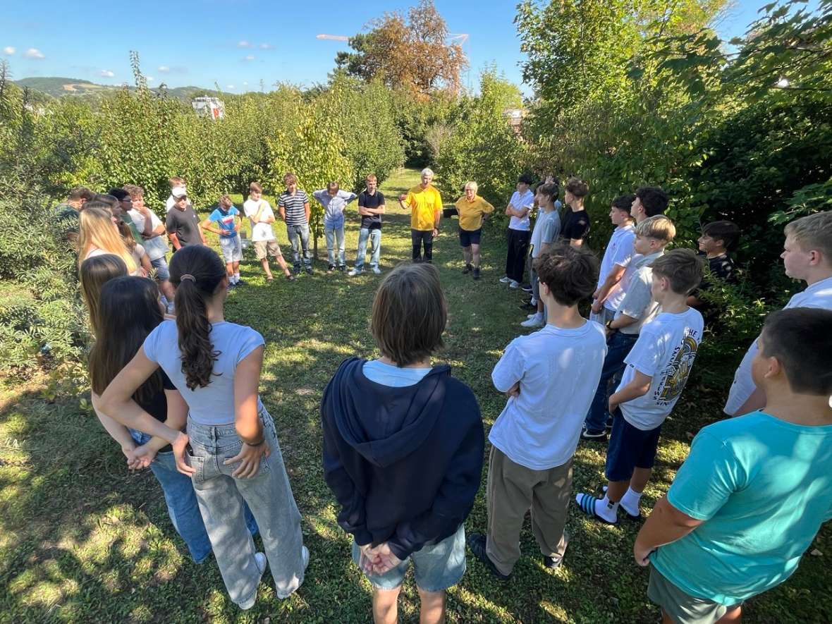 Gruppe beim Outdoor Spiel