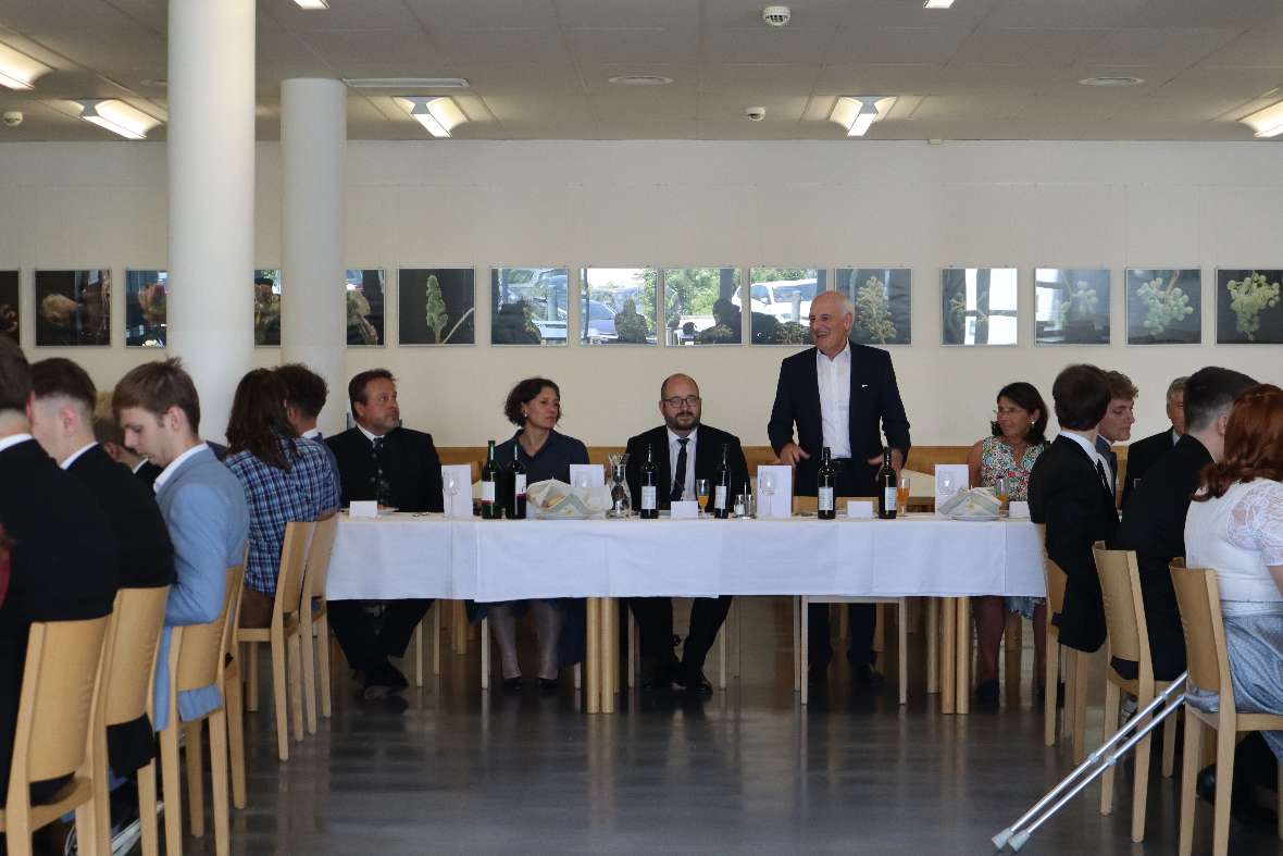 Ansprache Direktor Eder bei Mittagessen