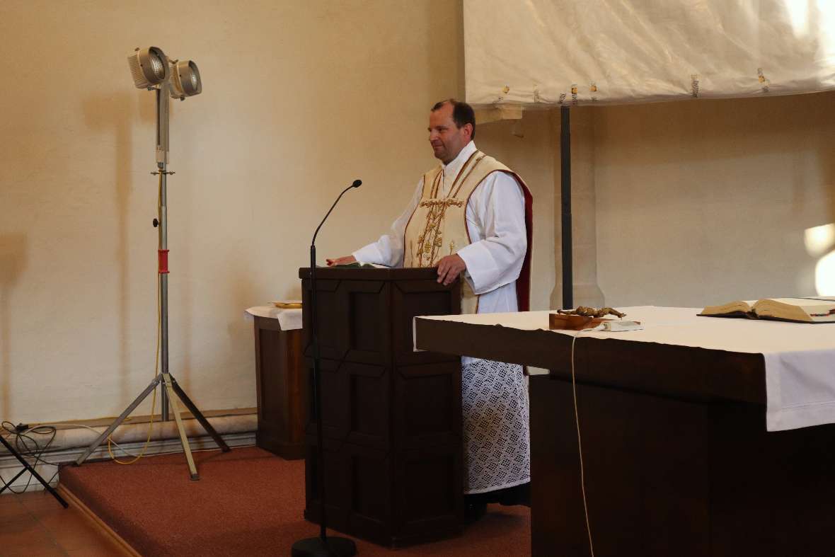 Tassilo beim Festgottesdienst