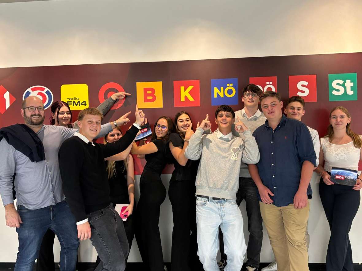 Gruppe beim ORF