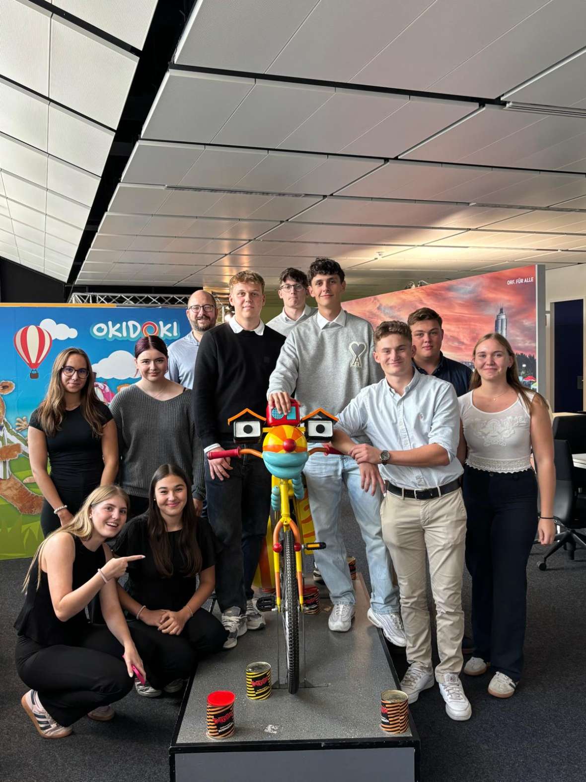 Gruppenfoto mit Tom Turbo