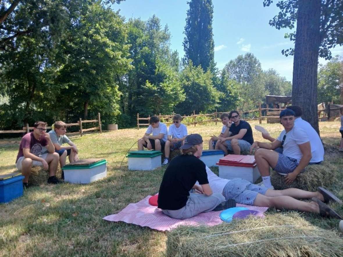Jause in der Azienda
