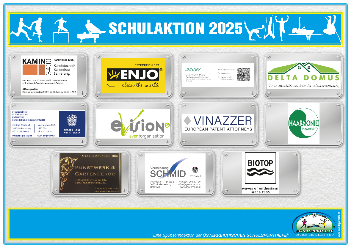 Schulaktion 2025 - Sponsoren
